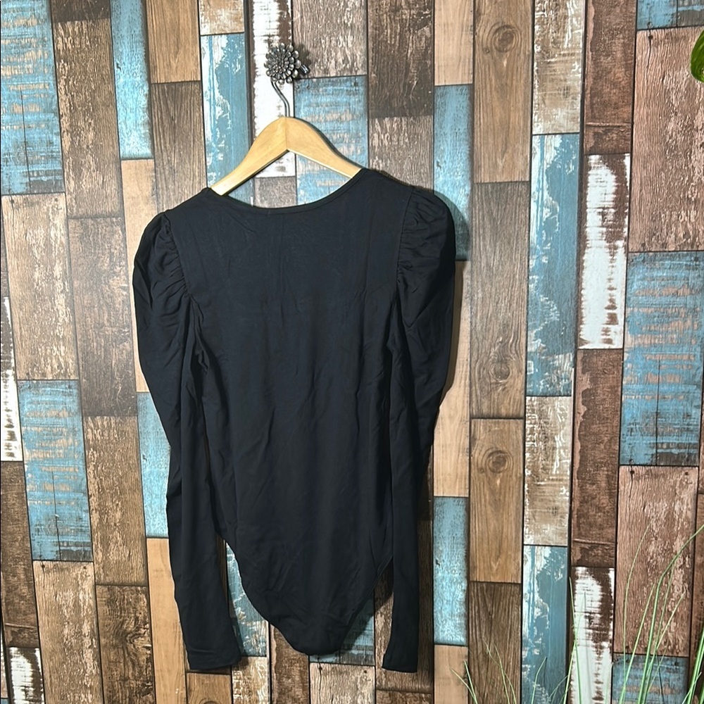 Mangopop Black Women's Bodysuit - Picture 13 of 16